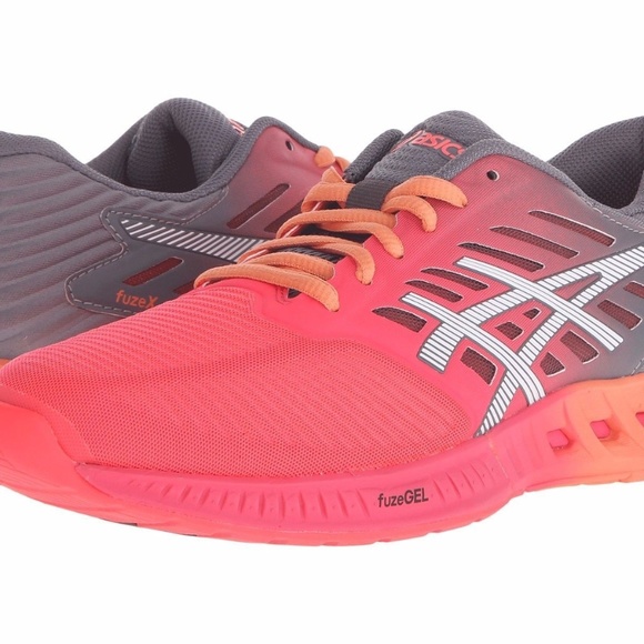 Asics Shoes - Asics FUZE X Women's Pink/Gray/Peach Size 11.5